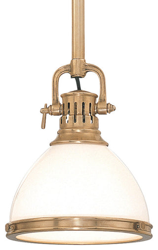 Hudson Valley Randolph 1-Light Pendant in Aged Brass - 2623-AGB