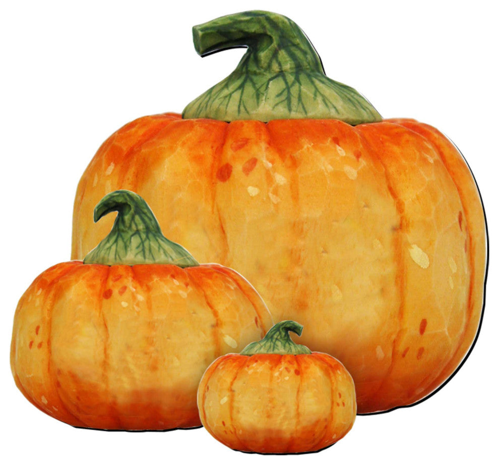 Stacking Pumpkins Decor