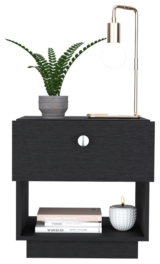 Nightstand Viliigili , Bedroom, Black