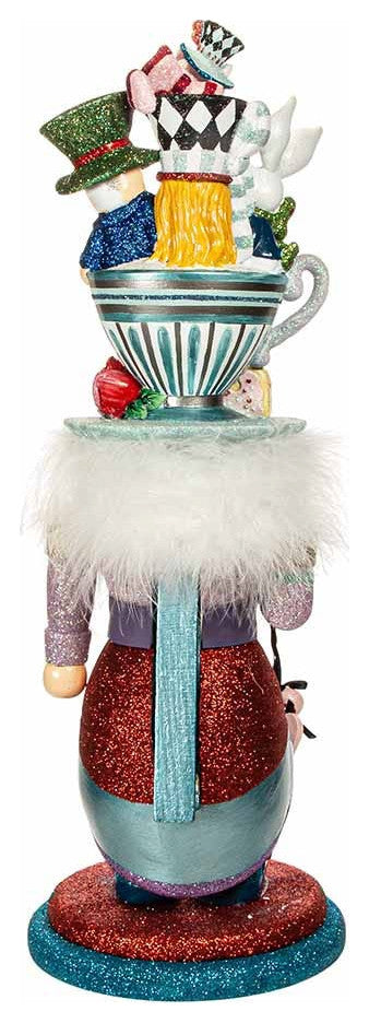 Kurt Adler 18" Hollywood Alice Teacup Hat Nutcracker