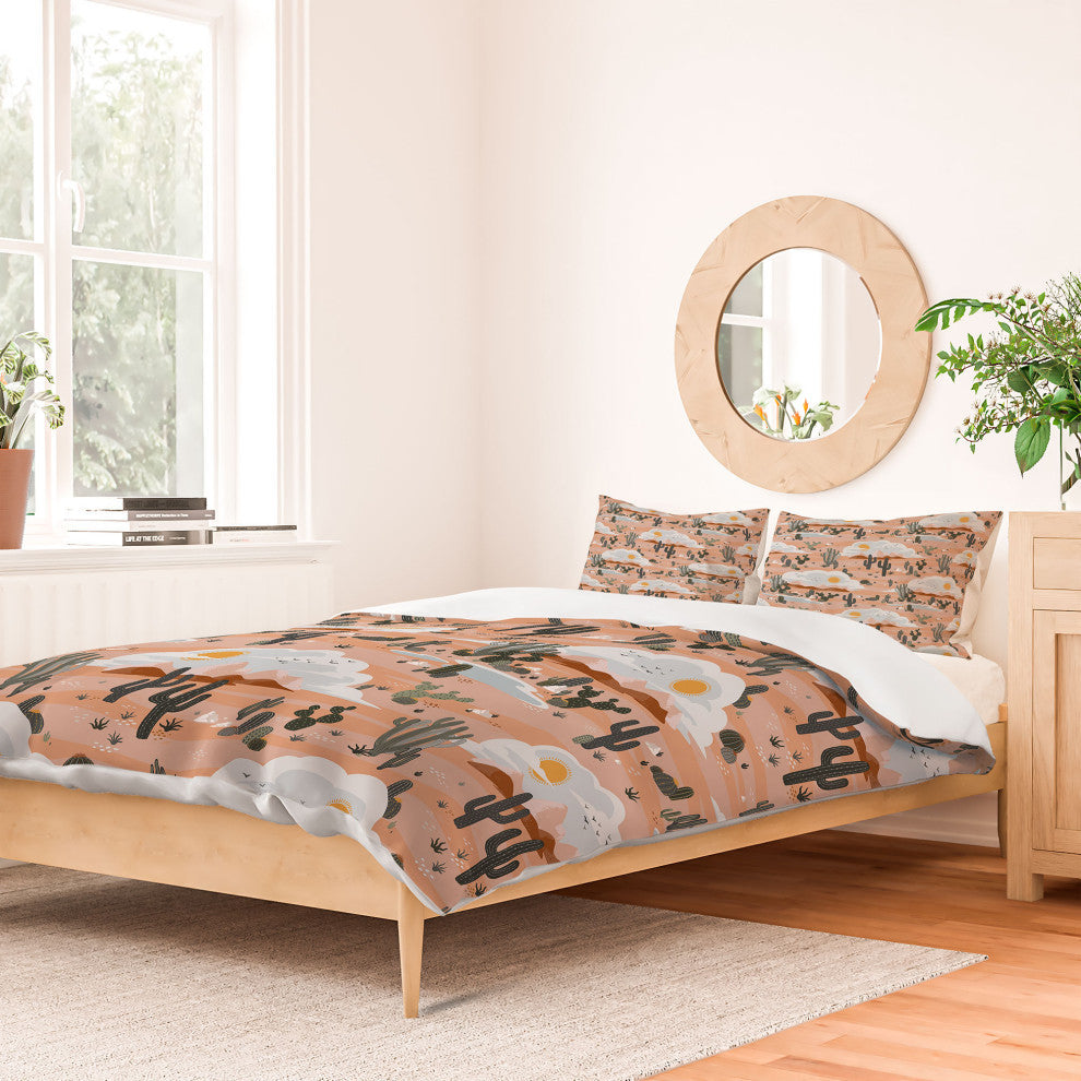 Avenie After The Rain Oasis Pattern Duvet Cover, Queen