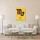 "Scorpio Zodiac Sign Brown" Fine Art Print