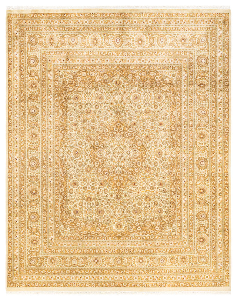 Tagaung One-of-a-Kind Hand-Knotted Area Rug Ivory, 8'0"x9'10"