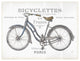 "Bicycles II v2" Digital Paper Print by Daphne Brissonnet, 42"x32"