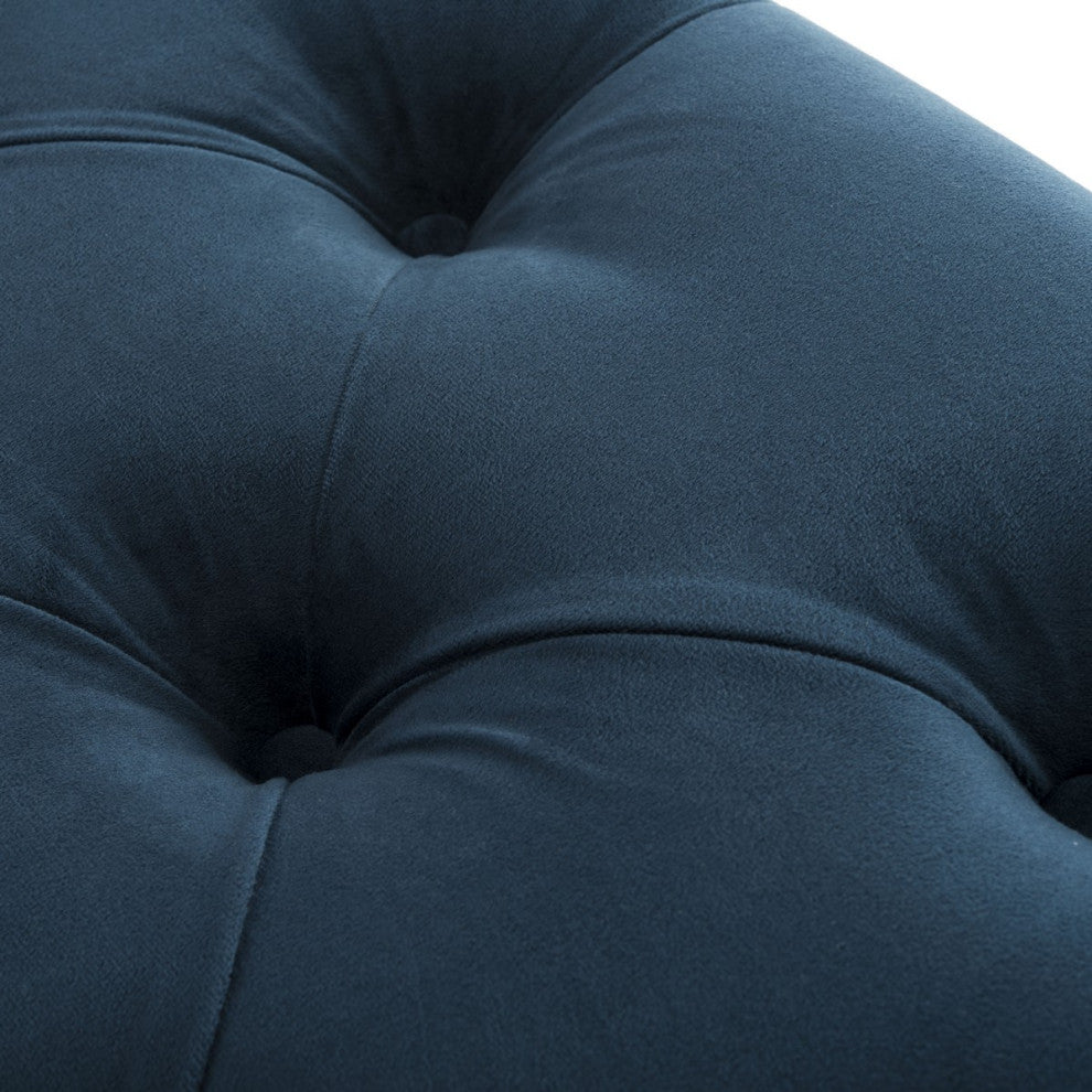 Safavieh Rory Tufted Bench, Navy