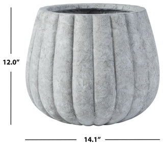 Safavieh Kaston Outdoor Planter, Light Grey