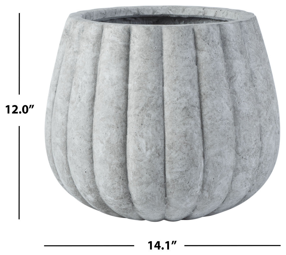 Safavieh Kaston Outdoor Planter, Light Grey