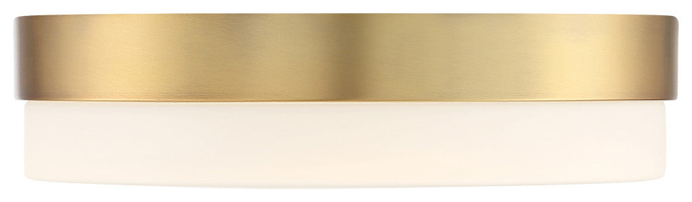 Access Lighting 20825LEDD/OPL Roma 11"W LED Flush Mount Drum - Antique Brushed