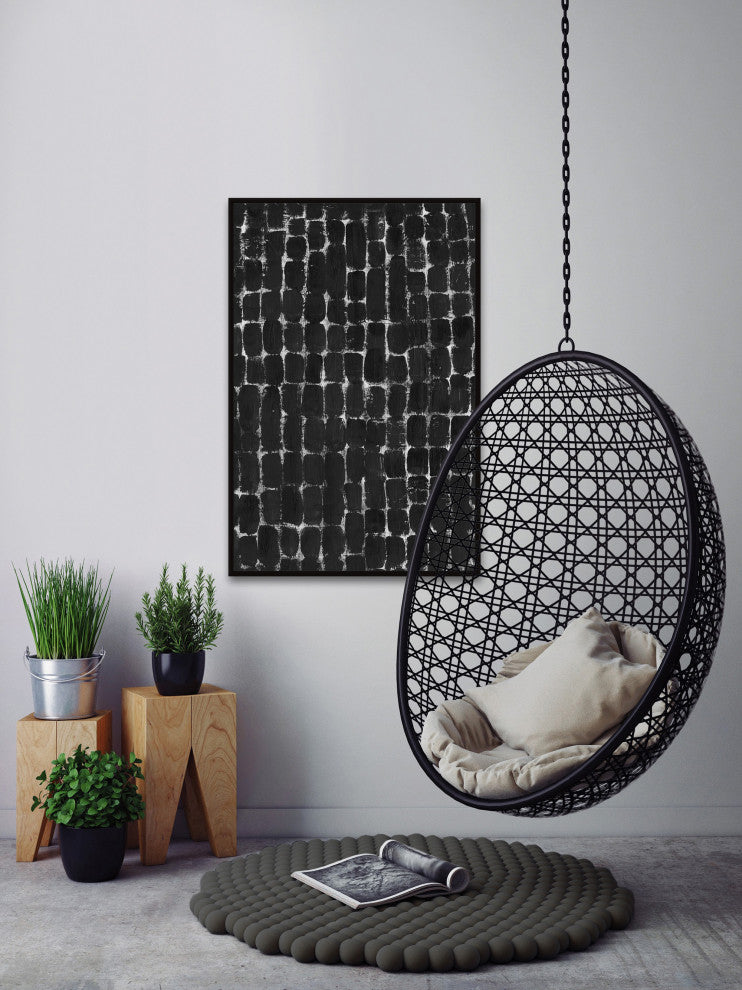 "Narrow Doors" Floater Framed Painting Print on Canvas, 30x45