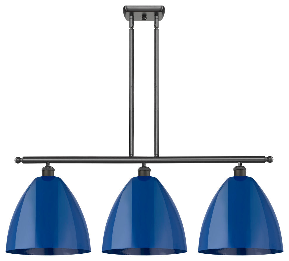 Innovations 516-3I-OB-MBD-12-BL-LED 3 Light Island Light, Oil Rubbed Bronze