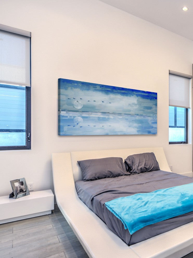 "Huntingdon" Print on Canvas, 24"x12"