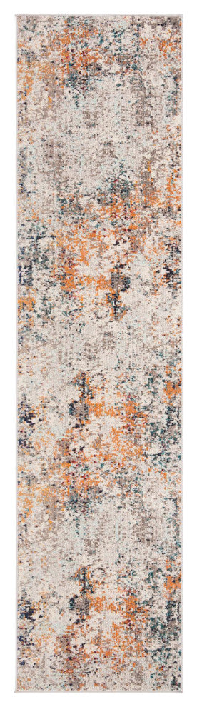 Safavieh Madison Mad453A Organic and Abstract Rug, Gray and Beige, 8'0"x8'0" Square