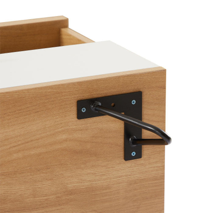 Modern TV stand table Wood TV cabinet with white finish