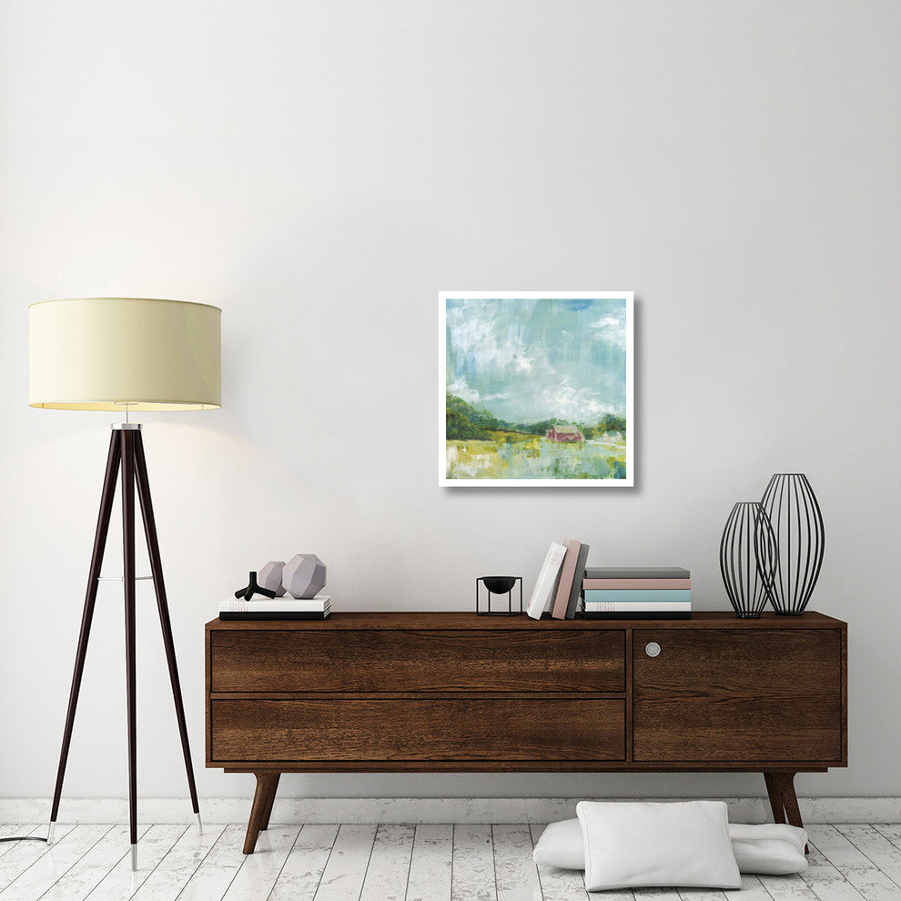 "Horizon Farm" Digital Paper Print by Sue Schlabach, 26"x26"
