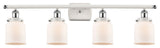Innovations 916-4W-WPC-G51 4-Light Bath Vanity Light, White, Polished Chrome