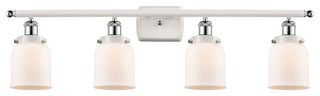 Innovations 916-4W-WPC-G51 4-Light Bath Vanity Light, White, Polished Chrome
