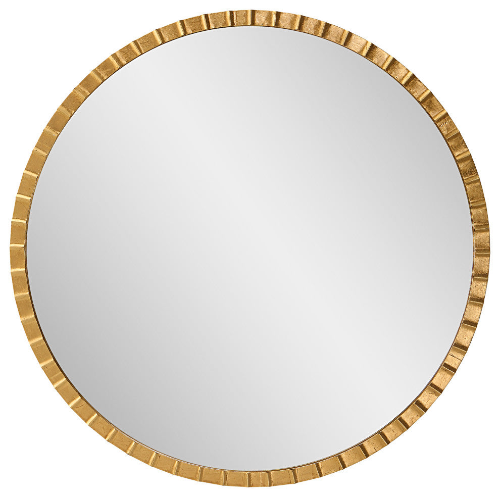 Uttermost Dandridge Gold Round Mirror