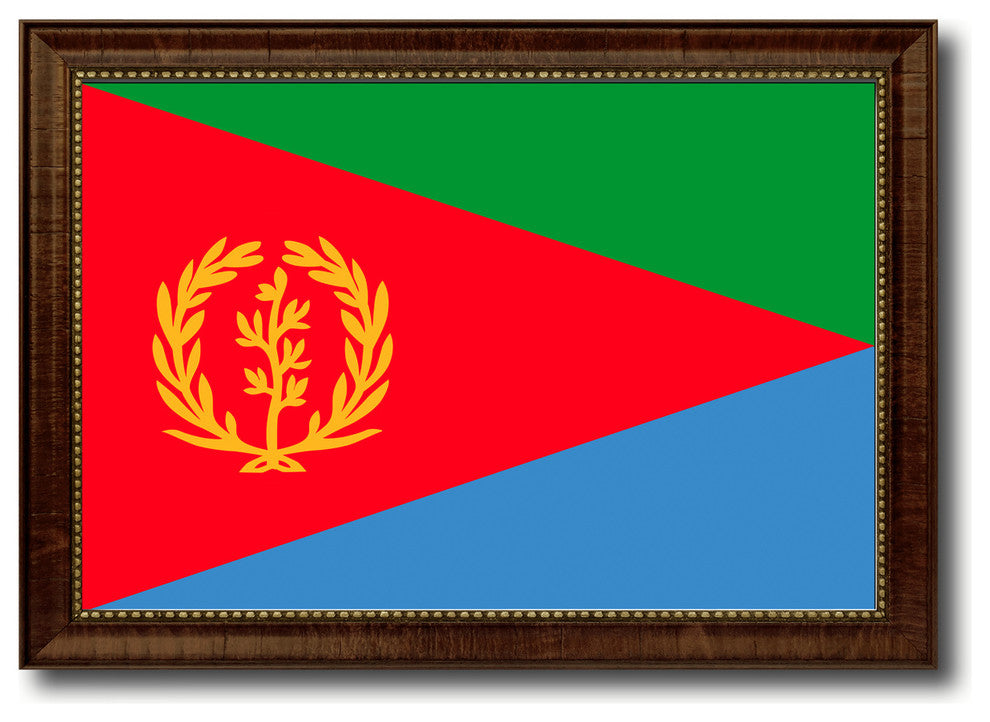 Eritrea Country Flag Canvas Print, 19"x27"