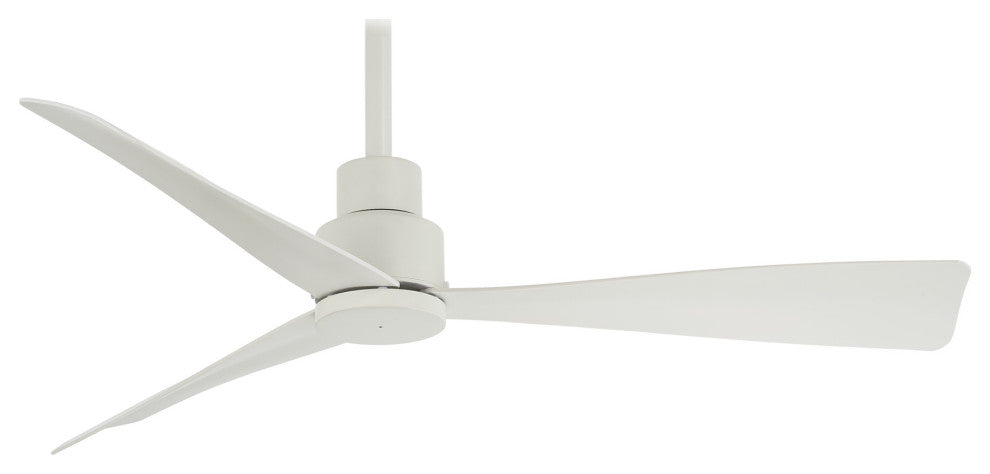 MinkaAire White So Simple 44" 3-Blade Indoor / Outdoor Ceiling Fan w/ Remote