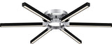 Quoizel QSF6793 Zealand 36"W LED Semi-Flush Ceiling Fixture - Polished Chrome
