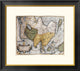 "Asiae Nova Descriptio" Framed Digital Print by Abraham Ortelius, 26x23"