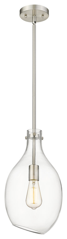 Innovations Lighting 493-1S-SN-G552-9-LED Salem 1 Light 8.5" Mini Pendant