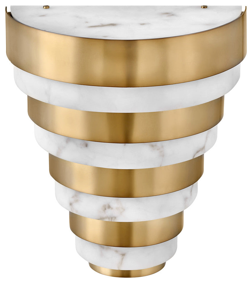 Hinkley Lighting 30180 Echelon 14" Tall Lisa McDennon LED Wall - Heritage Brass