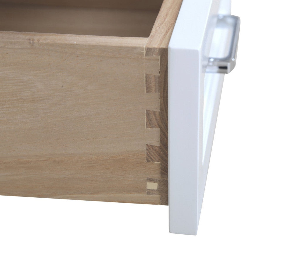 Aria 60" Bathroom Vanity, White, Carrara Marble, Double Vanity