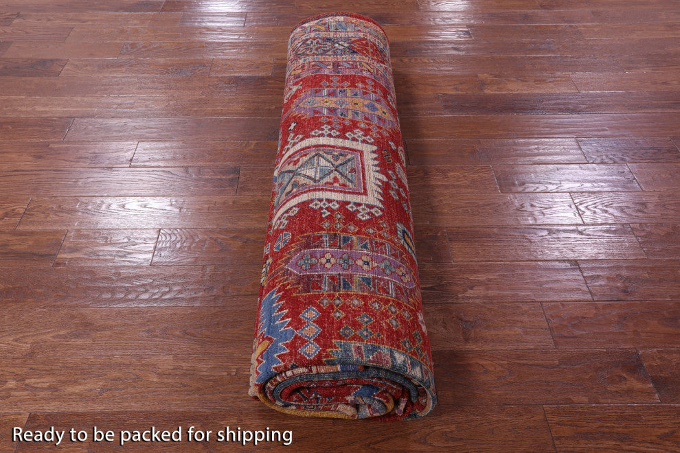 Fine Serapi Tribal Handmade Wool Rug 9' 1" X 13' 2" - Q12408
