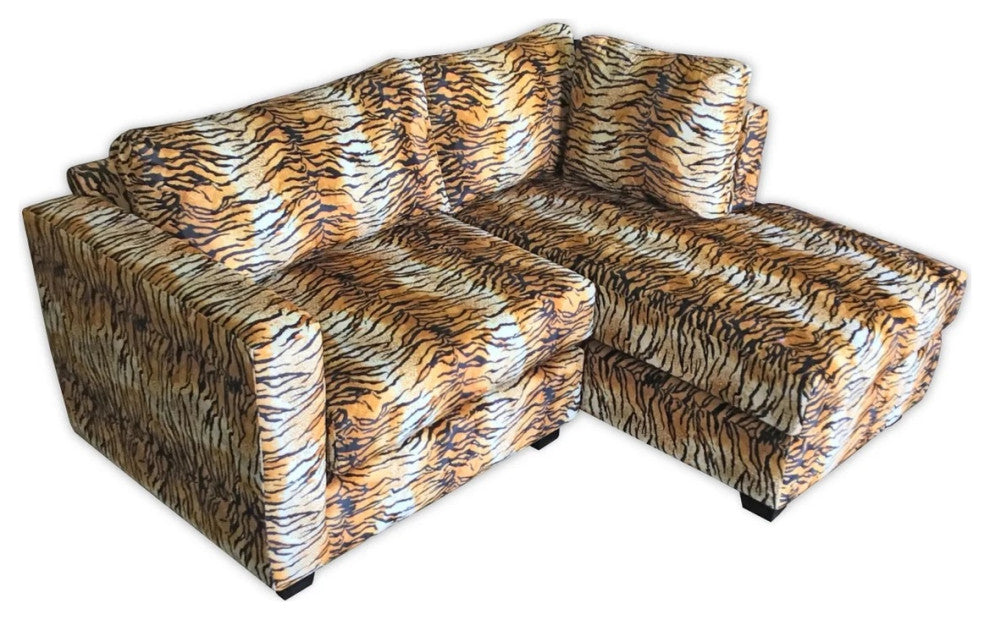Small-Space Sectional Upholstered Custom Modern Sectional