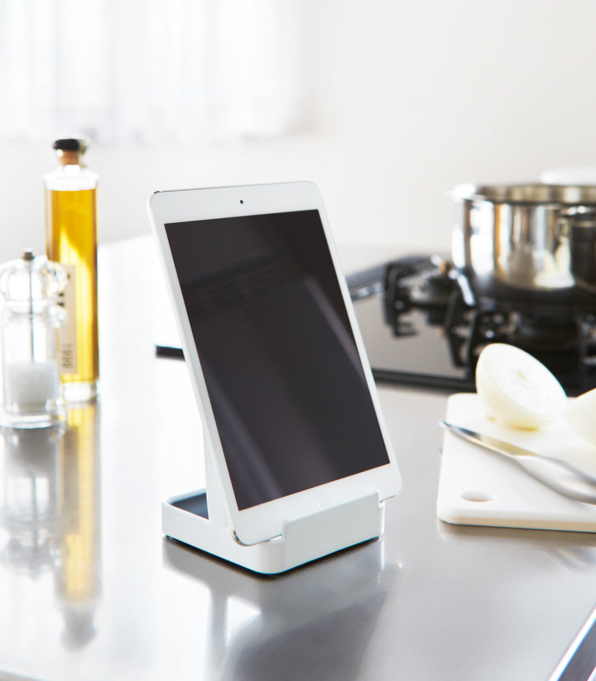 Tower Ladle & Lid Stand, White