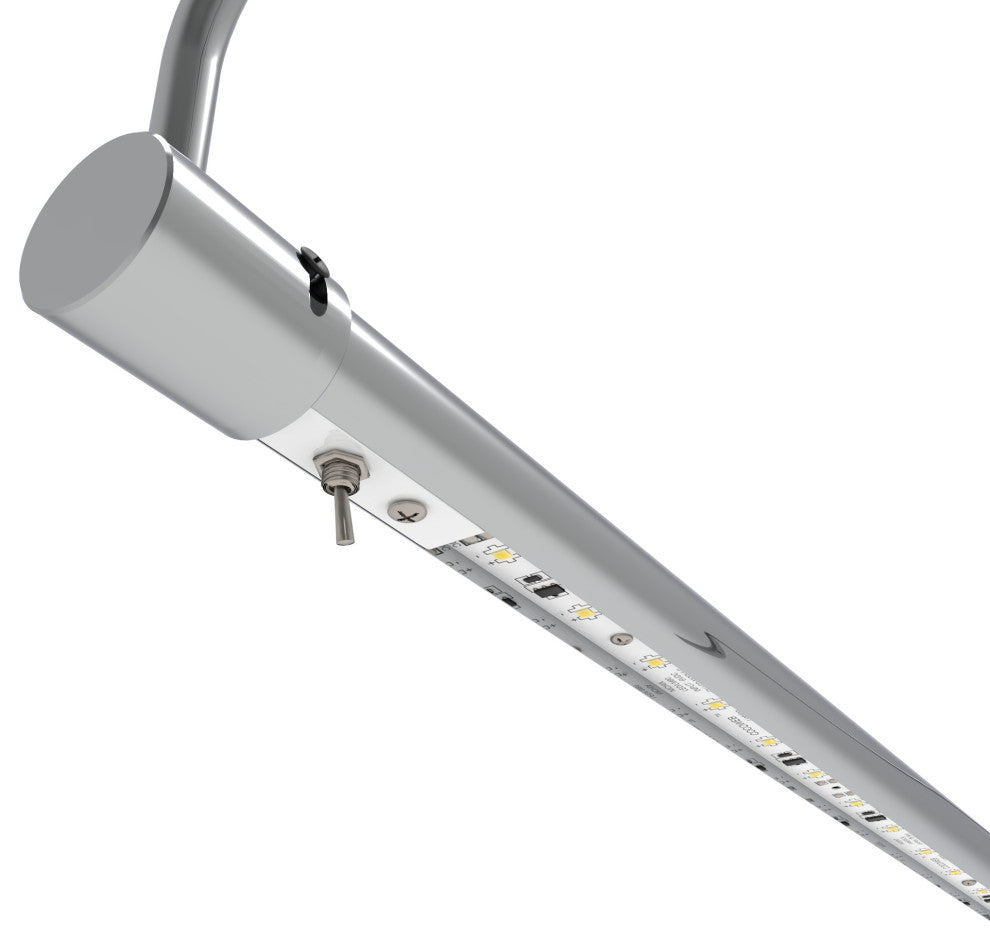 Cocoweb Slim Line LED Picture Lights, Dimmable, Plug-In, Chrome, 16"