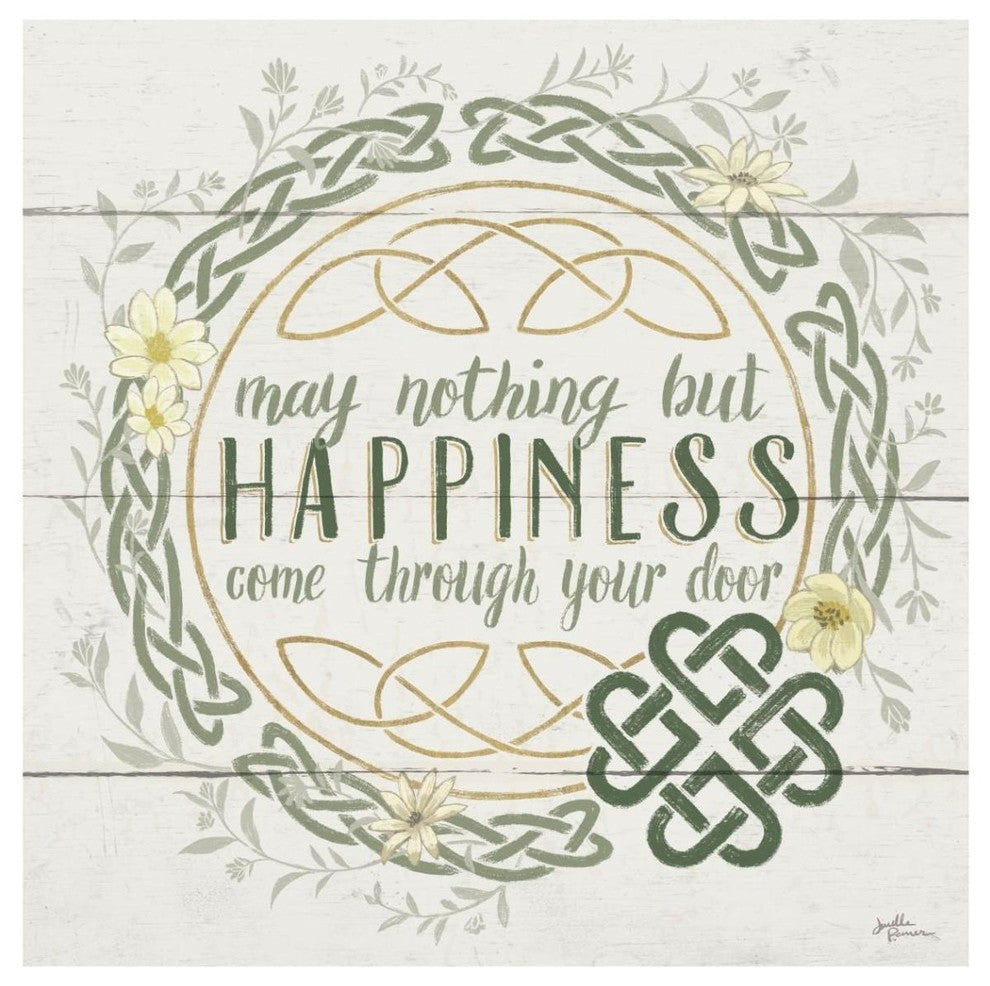 "Irish Blessing I" Digital Paper Print by Janelle Penner, 42"x42"