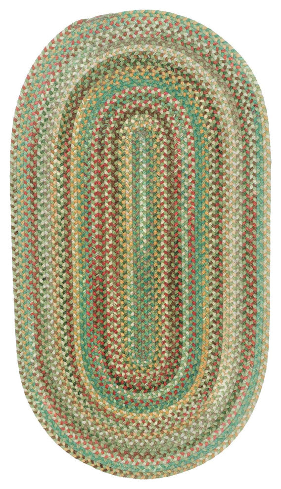 Capel Sherwood Forest Pine Wood 0980_225 Braided Rugs - 36" X 60" Oval