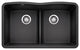 Blanco Diamond Silgranit Low-Divide Undermount Kitchen Sink, Anthracite