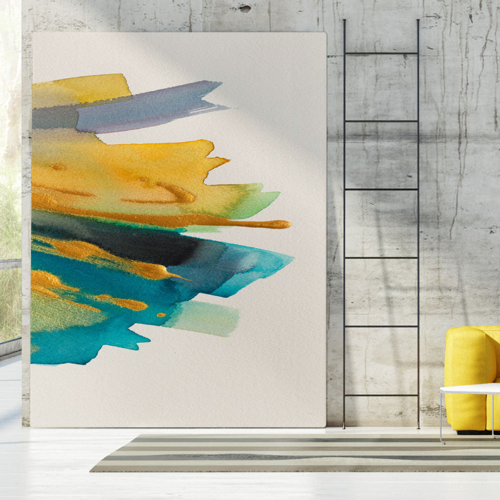 Amber Gold Vertical II - 72 x 54 by Lanie Loreth