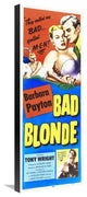 "Bad Blonde" Stretched Canvas Giclee by Hollywood Photo Archive, 11x30"