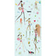 Fun Chic Peel and Stick Wallpaper, Blue