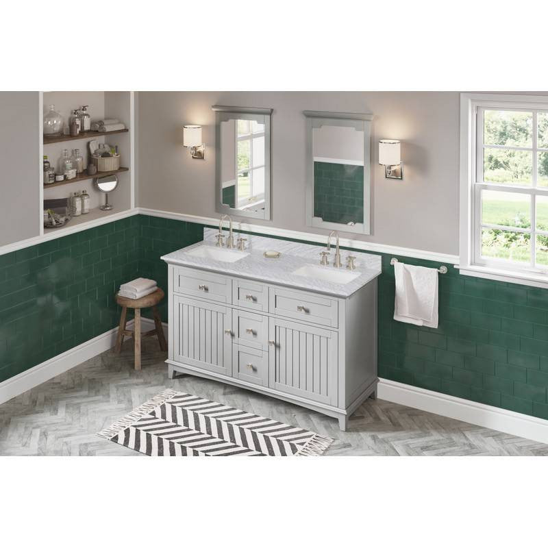 Chatham Traditional 22" Bathroom Mirror, Grey Chatham Mirror