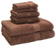 Egyptian Cotton Towel Set, 6 Piece, Taupe