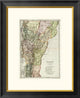 "Vermont, 1797" Framed Digital Print by Daniel Friedrich Sotzmann, 21x26"