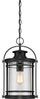 Booker 1-Light Outdoor Lantern, Mystic Black