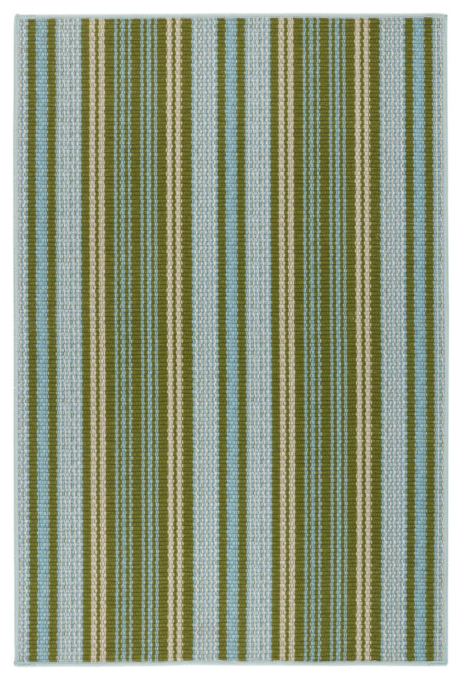 Dash & Albert Caravan Stripe Multi Machine Washable Rug, Multi, 2' x 3'