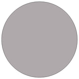 48'' Round Gray Thermal Laminate Activity Table-Adjustable Legs