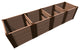 Classic Sienna 2' X 8' X 22" Raised Garden Bed (2' Sections) - 1" Profile