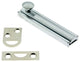 Genuine Solid Brass 4" Surface Bolt, Satin Chrome