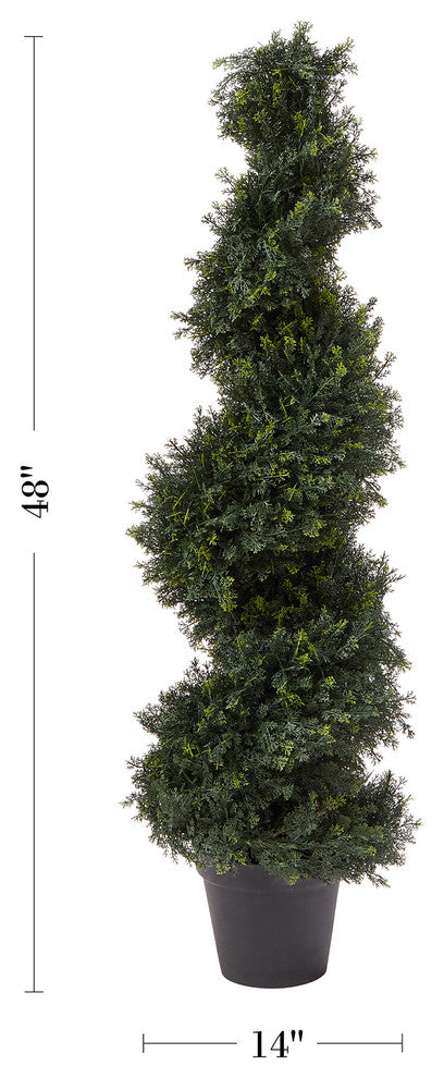 Pure Garden 48" Cypress Topiary