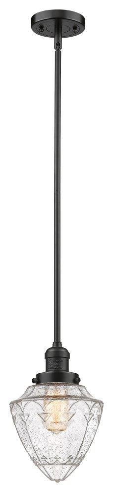Innovations 201S-OB-G664-7-LED 1 Light Mini Pendant, Oil Rubbed Bronze