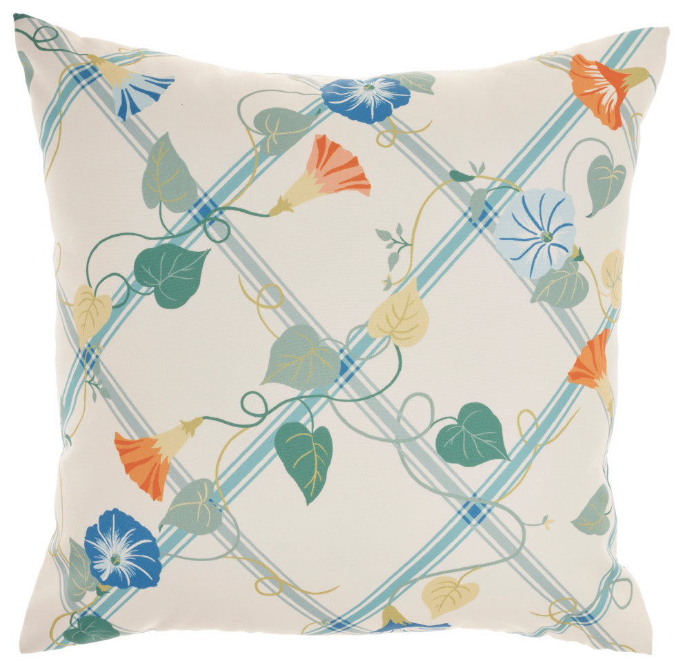 Nourison Home 20"x20" Waverly Waverly Pillows Retweet Multicolor Throw Pillows