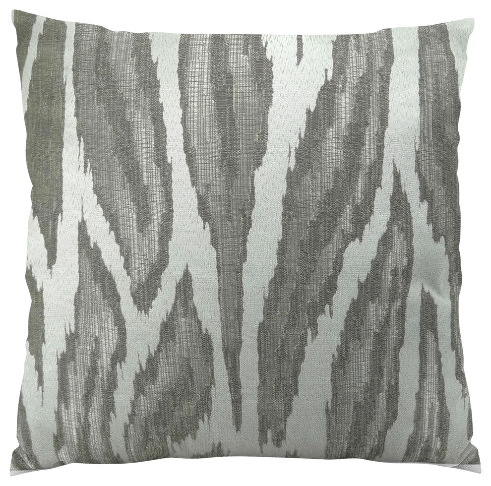 Plutus Glacier Handmade Throw Pillow, 24"x24"
